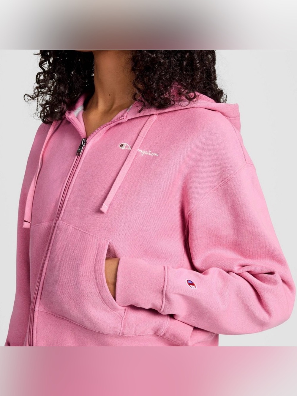 Champion Women's Athletic Sweatshirt - Cosmic Pink XXL